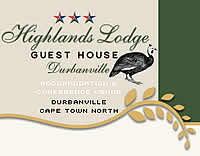 Highlands Lodge in Durbanville Western Cape