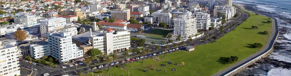 Aerial view of Sea Point