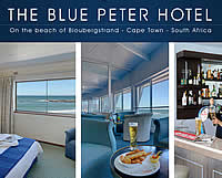 The Blue Peter Hotel in Bloubergstrand
